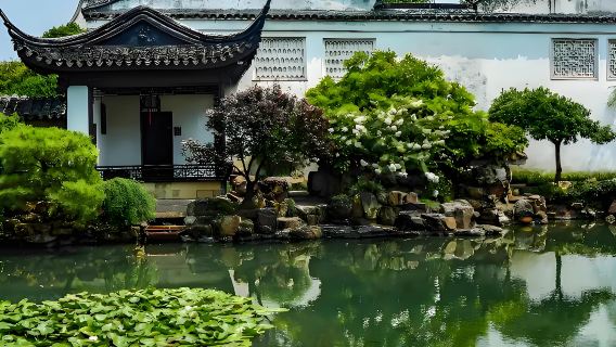The Depth of Suzhou One Day Tour -Master of Net's Garden+Twin Pagoda Market+Pingjiang Road