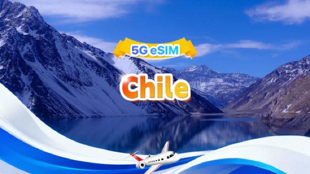 Chile 4G/5G eSIM | DayPass/Total  | 1GB/Day - 30GB Total | 1-30 Days | 24-Hour  | QR Code