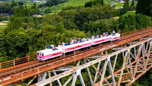 熊本発着｜九州・高千穂峡ボート＆トロッコ列車体験＋阿蘇山＋草千里