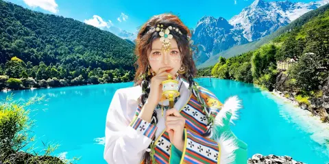 麗江玉龍雪山景區:雲杉坪+藍月谷一日遊(真純玩8人團/日照)