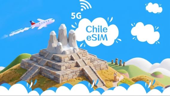 Chile eSIM | Tiktok&Chatgpt support | 1-30 days | Up to 100GB data | Calendar Day Bill | QR code