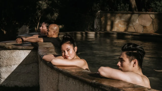 Melbourne Mornington Peninsula join-in tour hot springs, lunch and winery tour