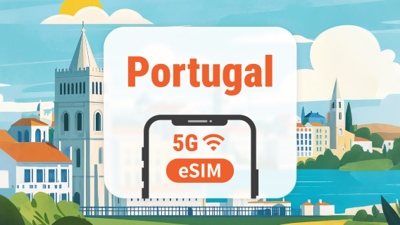 Portugal 5G eSIM | Dual-Netzwerk • KI-Apps & TikTok | 1–30 Tage | QR-Code