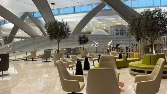 AUH | Lounge VIP all'Aeroporto Internazionale di Abu Dhabi (Sala relax per scali + Atmosfera privata e tranquilla per VIP + Ambiente confortevole)