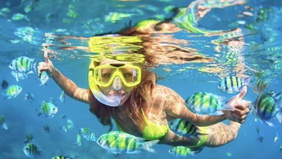 Filipinler Cebu Mactan Adası Ada Atlama Turu (Yengeç teknesiyle ada turu + plajda şnorkelle yüzme deniz deneyimi)