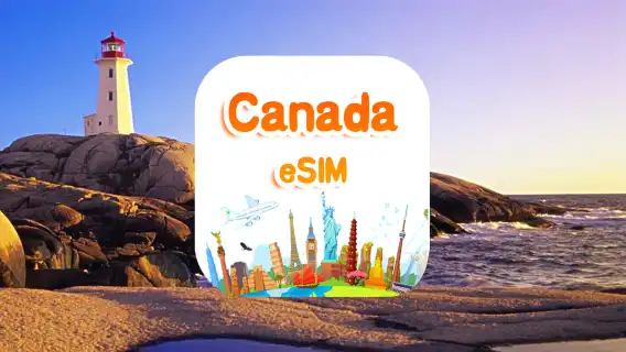 Canada 5G eSIM | Total package | Total 1GB-30GB | 3-30 days | 24-hour system | QR code