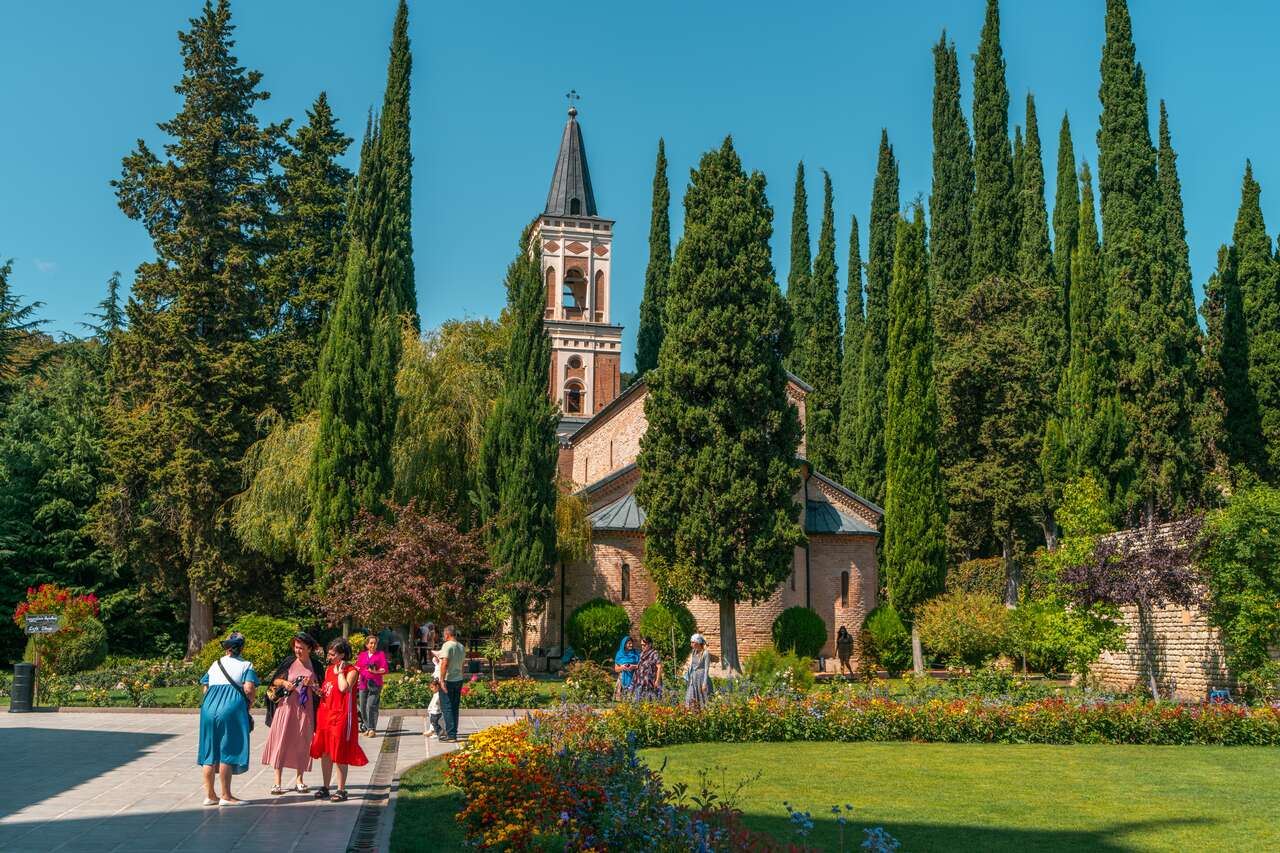 From Tbilisi Kakheti Region Signaghi Bodbe Group Guided Tour