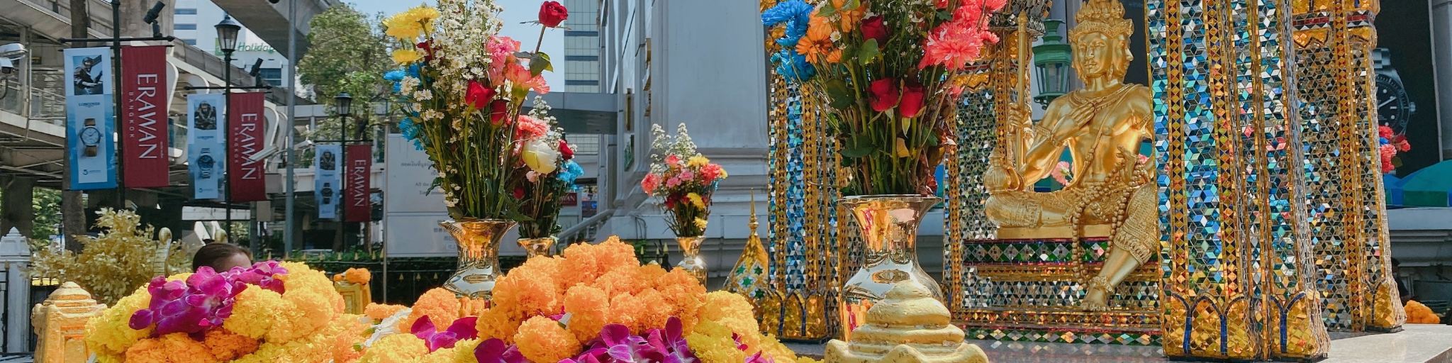 Servizio di preghiera in Thailandia - Preghiera al Buddha delle Quattro Facce a Bangkok, Santuario Erawan/Thao Mahaprom, adempimento voti al Buddha delle Quattro Facce a Bangkok, inclusa foto, con opzioni di pacchetto disponibili