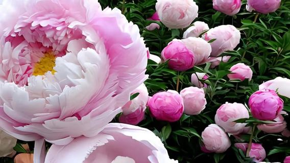 Enjoy the flowers along the way in Luoyang: Chinese, English and Russian guide: Sui and Tang Dynasty Ruins Botanical Garden + Museum EA