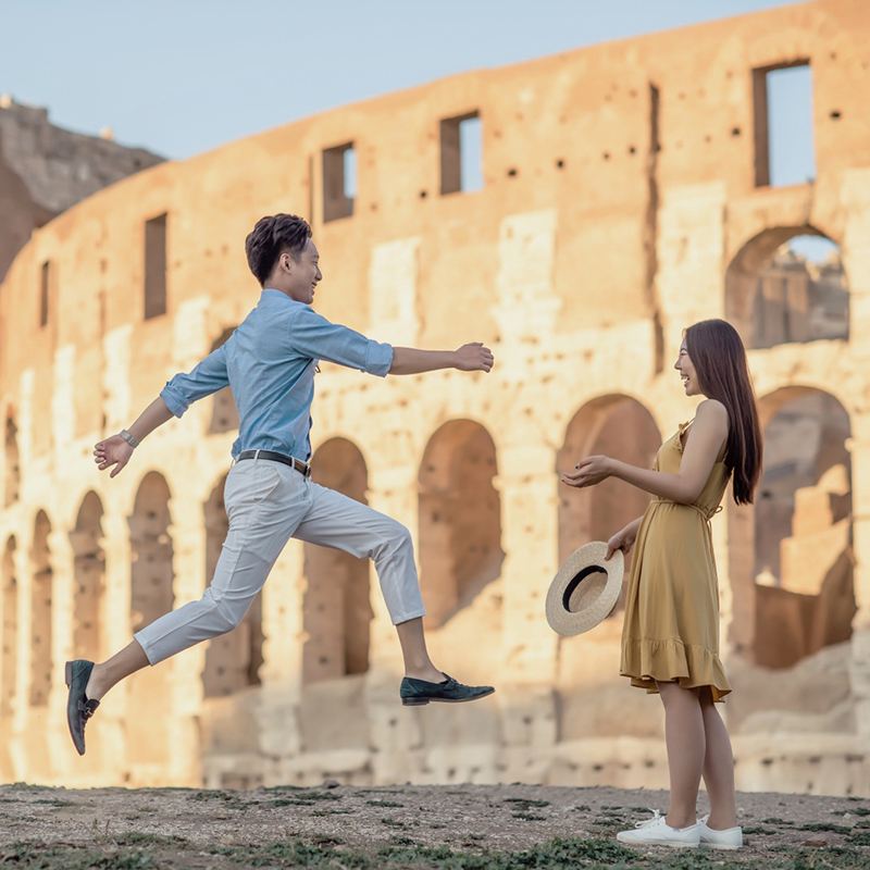 イタリア・ローマでの旅行写真撮影【世界中のイタリア・ローマでのTripメモリー、フォトグラファーによるウェディングフォト、Tripメモリー、個人・カップルポートレート、同行撮影、写真撮影】