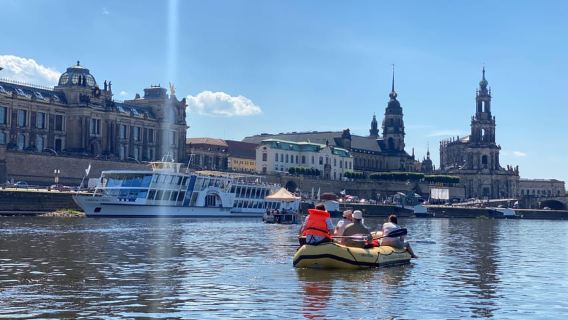 Dresden: Bootstour im Schlauchboot durch die Altstadt