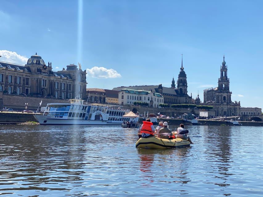 Dresden: Bootstour im Schlauchboot durch die Altstadt