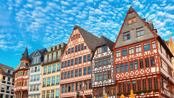 德國法蘭克福羅馬廣場-法蘭克福大教堂-歌德故居