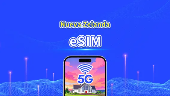 eSIM Nueva Zelanda | 5G/4G | Paquete de datos diario/total | 1–30 días | Facturación por días naturales | Código QR