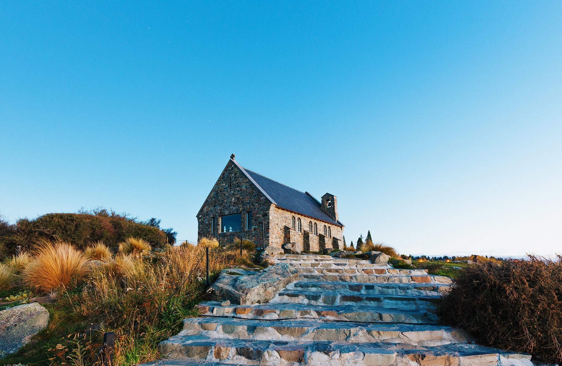 Aoraki + Church of the Good Shepherd + Lake Pukaki + Lake Tekapo Tagesausflug [Von Christchurch nach Queenstown]