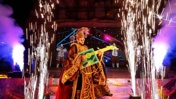 tour di un giorno al Museo dei guerrieri e dei cavalli di terracotta di Qin del Mausoleo dell'Imperatore Qin Shi Huang, al Palazzo Huaqing, con guida in cinese o inglese e spettacolo della Leggenda Eterna