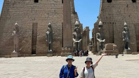 Luxor: Visita guiada de un día a las orillas oeste y este