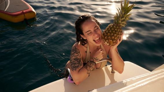 Старый порт Ханьи: роскошный круиз на катамаране на закате с вином