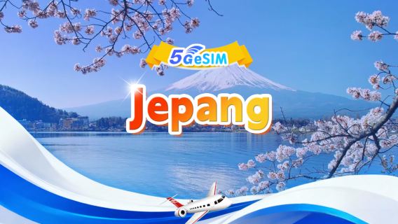 Jepang 5G eSIM | Paket Harian/Paket Total | 1-30 hari | Kode QR