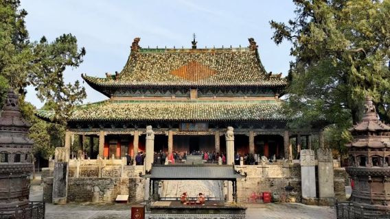 關帝廟+永樂宮+廣仁王廟+鸛雀樓+大鐵牛+普救寺+鹽池1日