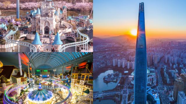 Lotte World Adventure+Seoul Sky1-day Tour