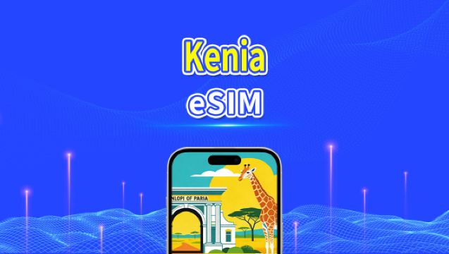eSIM Kenia | 4G | Paquete de Datos Diario/Total | 1–30 días | Facturación 24 Horas | Código QR