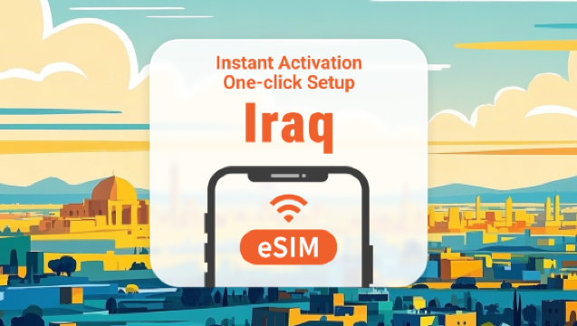 Iraq eSIM | Full AI & TikTok Access | 1–30 Days | QR Code