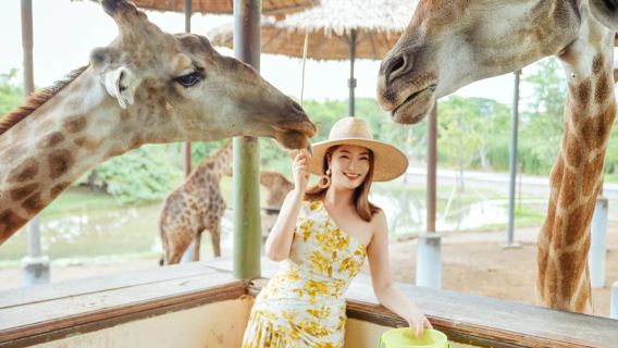 Safari World◆Passeio de 1 dia no Mundo dos Animais Selvagens de Bangcoc◆Transfer + ingresso
