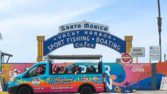 Hollywood, Beverly Hills & Prominenten-Häuser: Offene-Bus-Tour ab Santa Monica