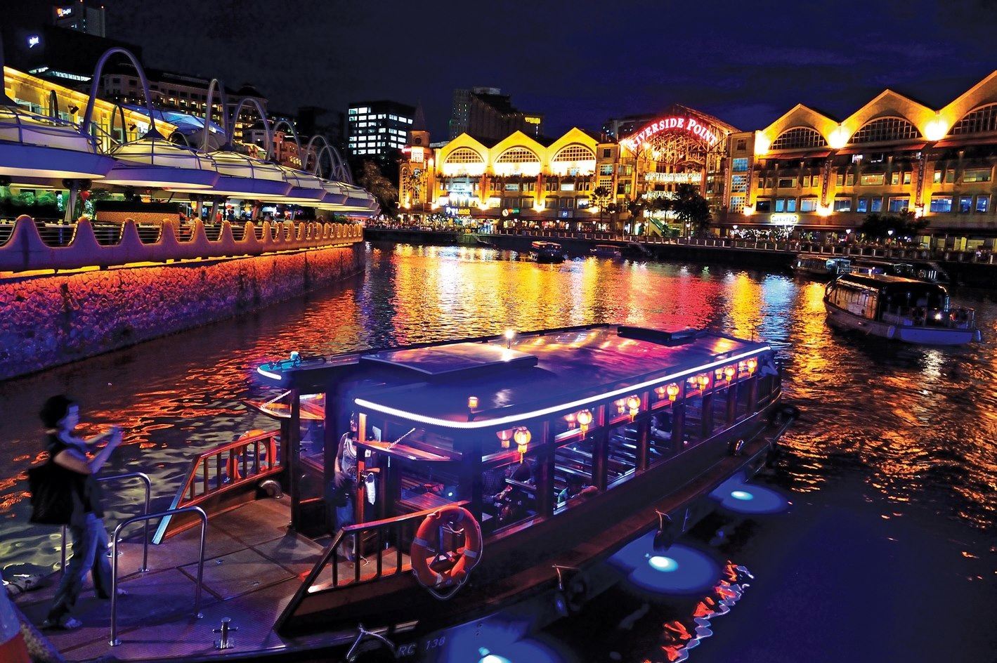 Crucero turístico por el Río Singapur Singapore River Cruise