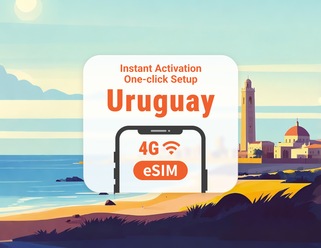 Uruguay eSIM | Supports ChatGPT & TikTok | 1–30 Days | Instant QR