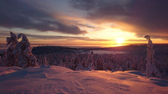 Snowshoe up a Mountain