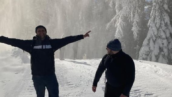 Ehrwald: escursione con le ciaspole sullo Zugspitze con vista sulle montagne