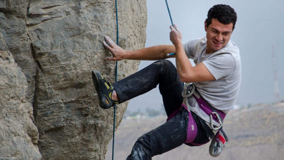 アレキパ:チリナ渓谷でのロッククライミング