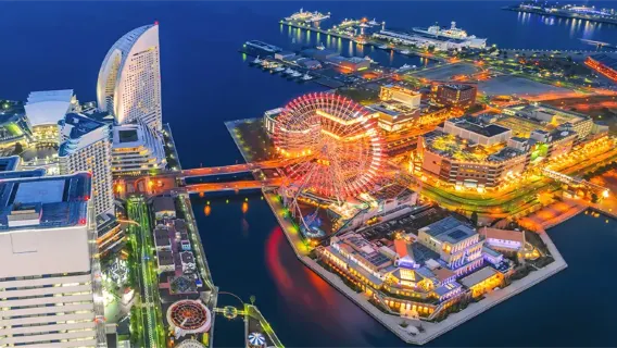 Kamakura Youthful Memories + Enoshima + Yokohama Red Brick Warehouse Night View Day Trip, including Enoden Electric Railway experience