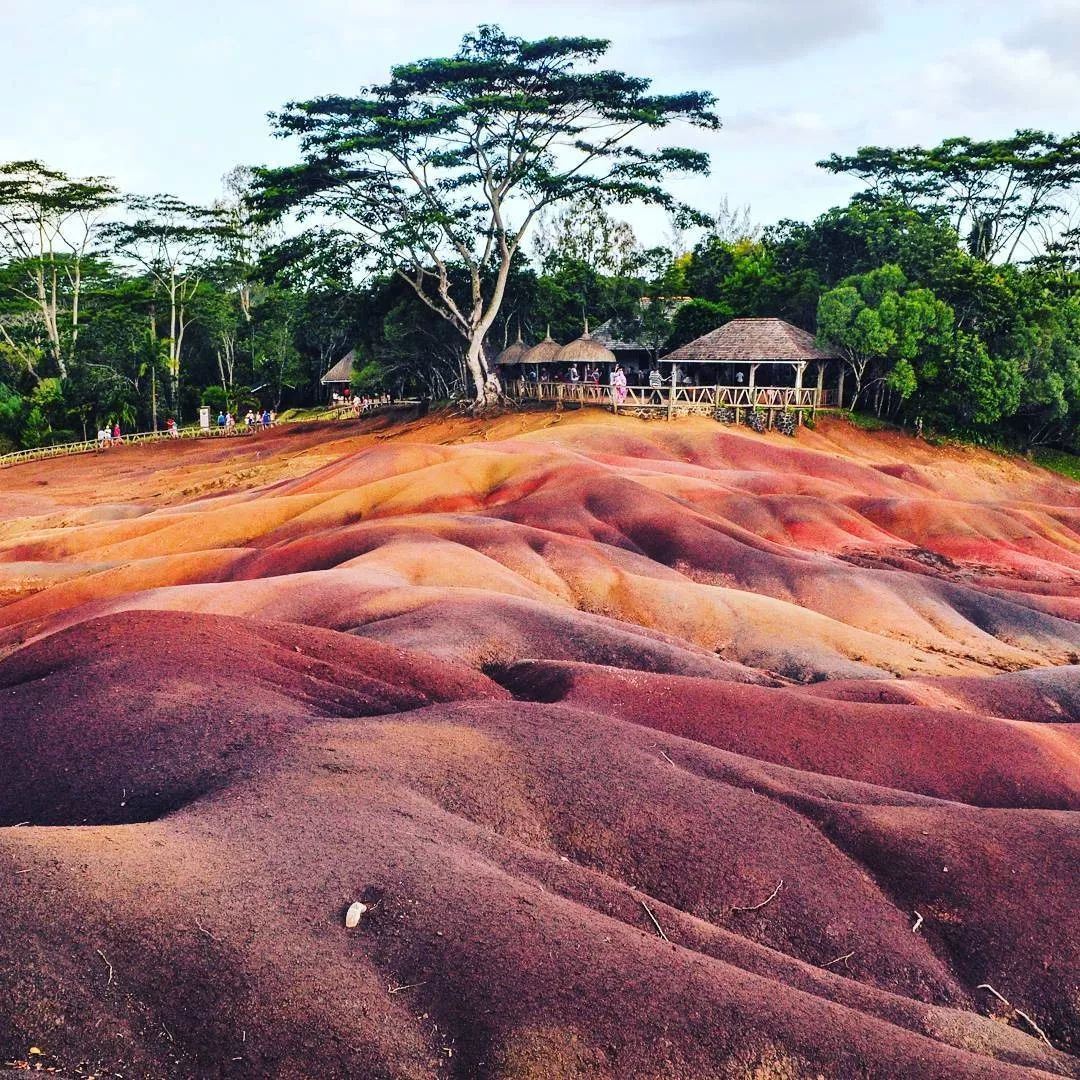 毛里求斯七色土+夏馬爾瀑布+聖水湖+黑河谷國家公園等之旅