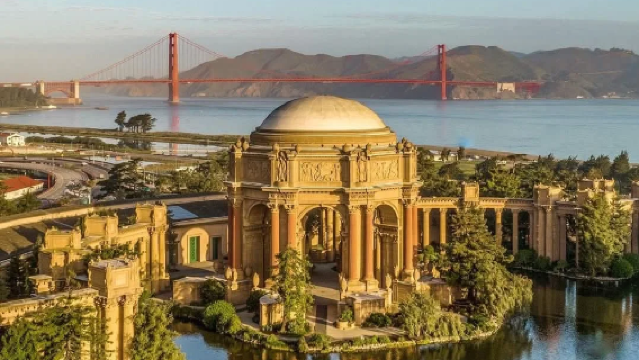 Lawatan sehari sewaan peribadi ke Fisherman's Wharf + Lombard Street + Jambatan Golden Gate + Troli San Francisco + Istana Seni