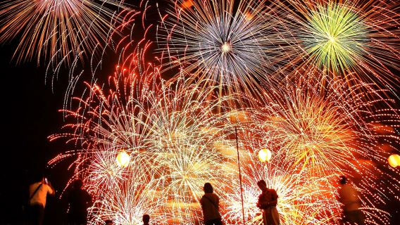 1-day tour to Oarai coast fireworks festival in Japan (departing from Tokyo)