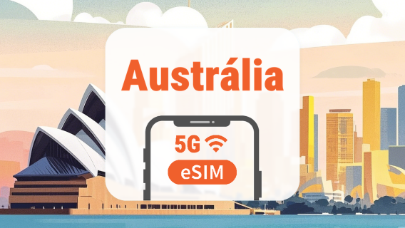 Austrália 5G eSIM | Todos os AI & TikTok | 1–30 Dias | Código QR