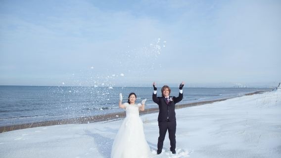 Pemotretan Prapernikahan Seharian di Hokkaido | Heart Art Photo