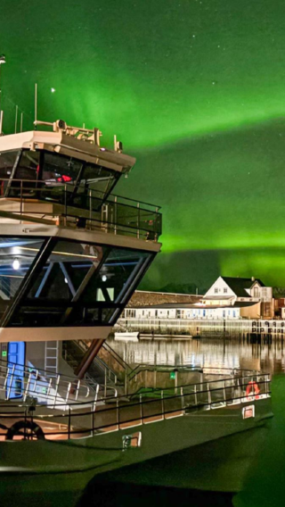 Night sailing in Tromso - possible northern lights sighting [optional meal/multiple time slots]