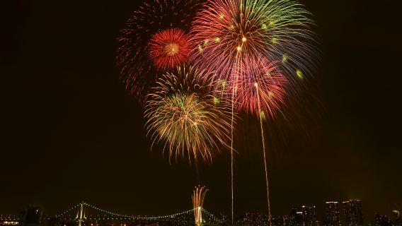 「船上観賞。船代込！「東京湾大華火祭」をClub Tourism貸切船で観賞」【東京湾花火｜現地集合・解散】