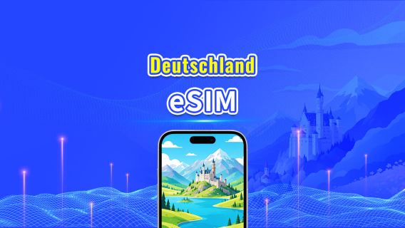 Deutschland 5G eSIM | 3 Netzwerke inklusive | AI & TikTok vollständig unterstützt | Tägliches/Gesamt-Datenpaket | 1–30 Tage | 24-Stunden-Abrechnung | QR-Code