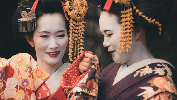 Kioton Gionin maiko-kulttuurielämys puolen päivän retki