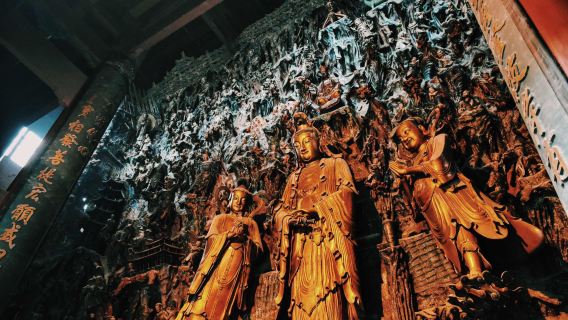 [10-person group] Hangzhou Lingyin Feilai Peak (including Lingyin Temple) + Yongfu Temple Scripture Copying Experience + Explanation