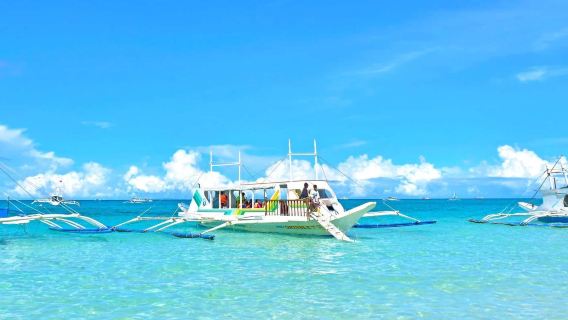 Cebu: Orang Island snorkeling + Caohagan Island 1-day tour|Round-trip transfer & BBQ lunch included