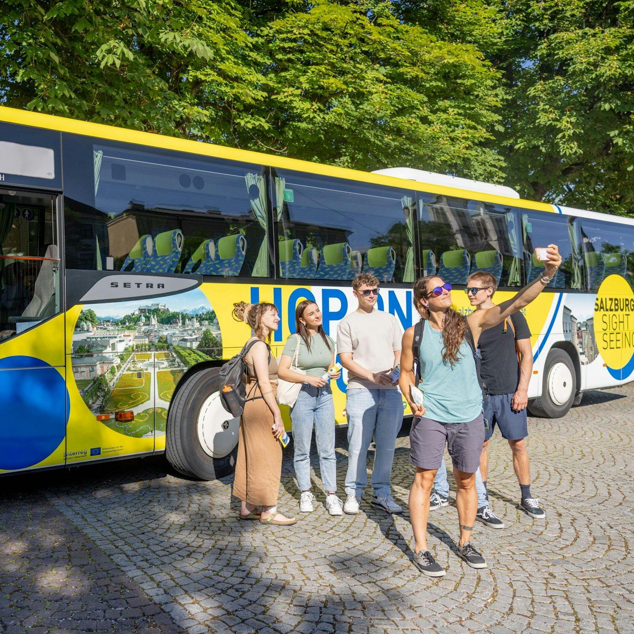 «Обзор Зальцбурга»: автобусный тур с возможностью посадки и высадки на любой остановке (24-72 часа).