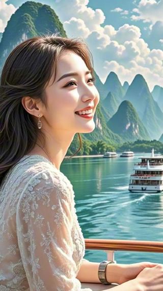 ล่องเรือ 4 ดาวแม่น้ำหลีเจียง + ล่องแพหยางตี้ + รถชมวิวแม่น้ำหลีเจียง ทัวร์ 1 วัน | ทัวร์ล้วนๆ | บริการรับส่งถึงที่