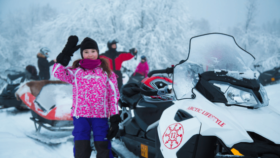 Rovaniemi: ซาฟารีสโนว์โมบิลสำหรับครอบครัว