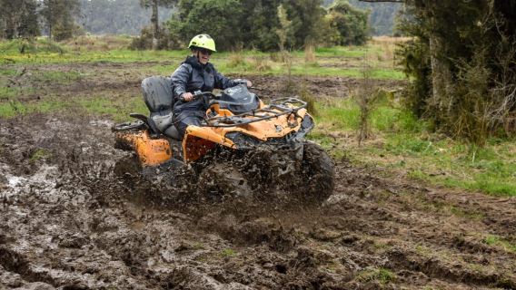 Franz Josef Town: tour panoramico in quad sul ghiacciaio con attrezzatura